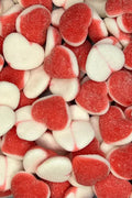 Coeurs fraise sucré