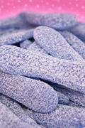 Langue bleue framboise